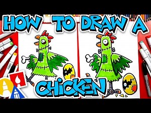 How To Draw Franken-Chicken With Mrs. Hubs