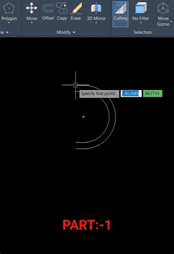 AUTOCAD2DTO3D ALPHABET"R" PART-1 #autocad #r #2d3d # #drawing #music #art
