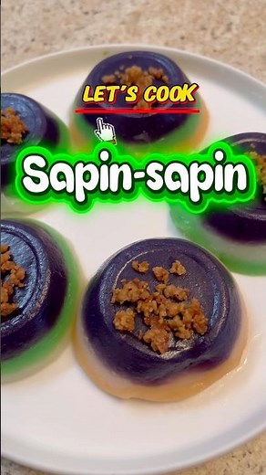 Colorful Sapin-Sapin Recipe! 🇵🇭 Step-by-Step Filipino Dessert Tutorial