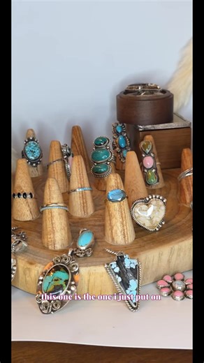 Navajo Turquoise Thunderbird Sterling Silver Ring Size Adjustable