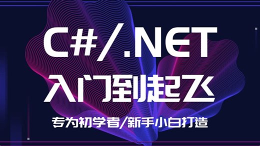【.NET从入门到实践】专为初学者/新手小白打造，核心技术点清晰明了，让你轻松从入门到起飞！！！