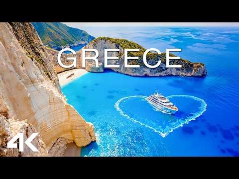 Greece 🇬🇷 4K Drone Footage | Navagio Beach, White Cliffs & Turquoise Paradise