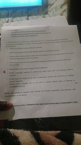 Learning Activity 4: Presentation Plan — Promoting Healthy Deve... | Filo