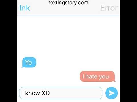 Error x Ink texting story pt 1 (sin)