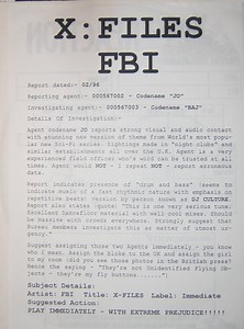 FBI - X-FILES - Alternative Dance Remixes