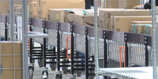 Amazon debuts delivery center in Minot