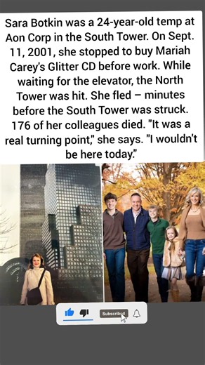 She Bought a Mariah Carey CD Before Work – It Saved Her Life on 9/11 🎶🇺🇸 #shorts