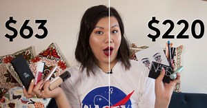 We Wore High-End & Drugstore Makeup For A Day — & This Is What Won