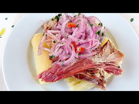 Jamón Serrano con Yuca - JAMÓN OTUZCANO |LA COCINA DE MARITZA|