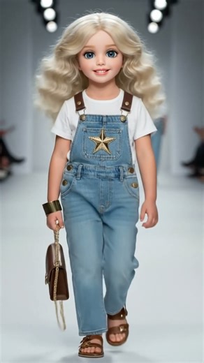 Little Princess Fashion Glow-Up 👑#AIkidsFashion #KidsOOTD #aifashionmodel