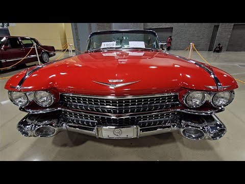 Classic 1959 Cadillac Eldorado Biarritz Convertible : POV WALKAROUND CAR 4K VIEW