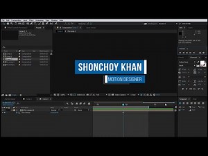After Effects Dynamic Lower Third Tutorial # 11