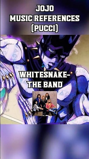 JOJO MUSIC REFERENCES - PUCCI 🔥 | #shorts #anime #jjba
