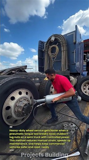 Heavy Truck Lug Nut Removal