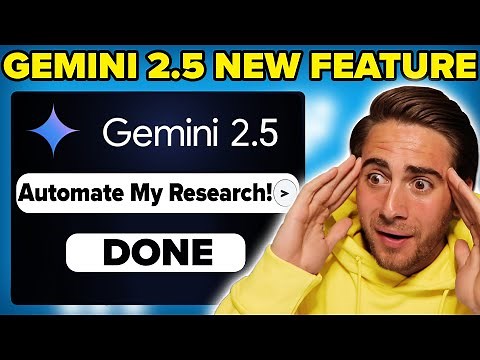 Gemini 2.5 Pro Launched a NEW Feature That’s AMAZING 👀 (New Deep Research)