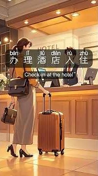Chinese Dialogue | Check-in at the Hotel | Daily Practical Chinese