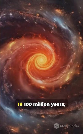 watch the universe evolve over 100 million years in a 1-o #Universe #Space #Astronomy