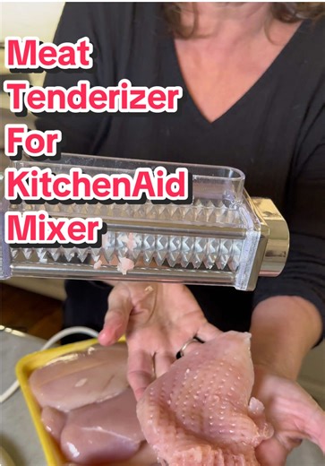 GVODE Meat Tenderizer Attachment for KitchenAid Mixer, Meat Tenderizer Machine with Stainless Steel Gears, Compatible with KitchenAid Mixer,Utensils #gvode #meattenderizer #tenderizermachine #kitchenaid #kitchenhack