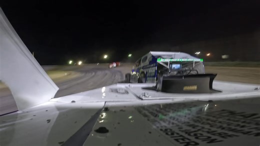 Chasing @Nathan Kenaston around #bigskyspeedway #fullmoonracing #dirttrack #racing #fyp