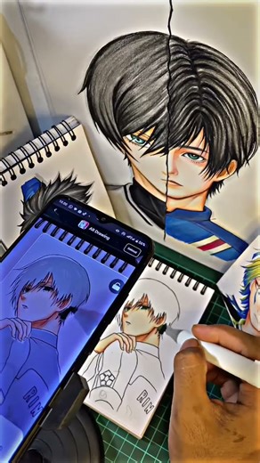 Drawing itoshi rin #itoshirin #bluelock #drawingtutorial #drawing #anime #animeart