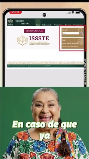 Create your SINAVID account in the ISSSTE virtual office