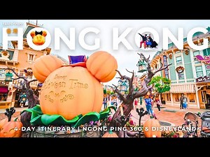 Hong Kong Travel Vlog | 4 Days in Hong Kong: Disneybound, Halloween in Disneyland, & Ngong Ping 360