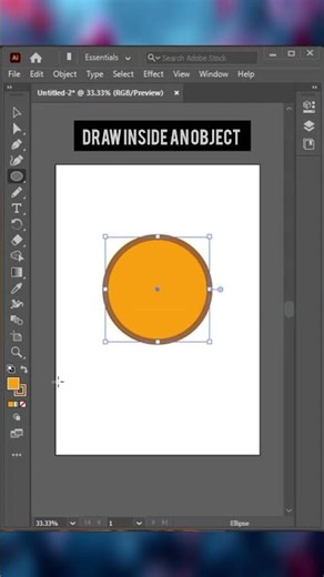🎯 How to Draw Inside Any Shape in Illustrator (Clipping Mask Trick!) #shorts #masking #viral