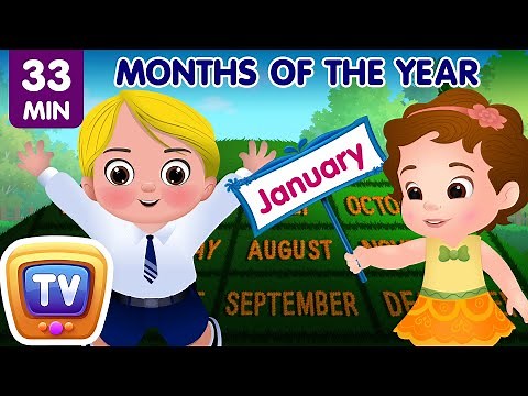 Months of the Year Song - January, February, March and More Nursery Rhymes for Kids by ChuChu TV