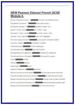 NEW Pearson Edexcel French GCSE Module 4n 636x882