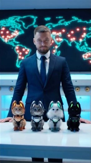 I Dressed Kittens as Robots and We Try to Take Over the World… #kittens #robots #world #cutekittens