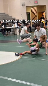 Banana split or not? 6yo vs 8U Girls 🔥 #train #wrestling #wrestler #training #WrestlingLife | Sariah The Last Panda