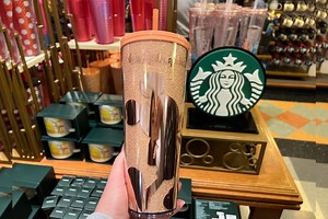 Peach Punch Mickey Mouse Starbucks Tumbler Available At Hollywood Studios! | Chip and Company