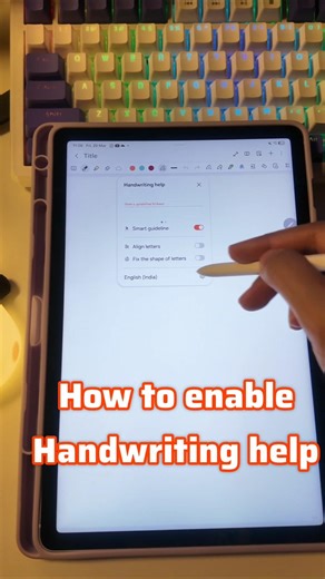 How to Enable Handwriting Help in Samsung Notes 📝🙂