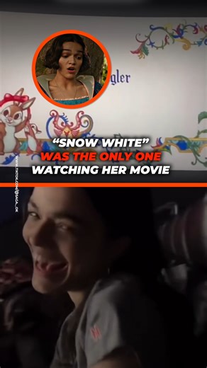 614K views · 3K reactions | Rachel Zegler was alone in the movie theater, no one else was there to see “Snow White”, and the actress' mocking reaction was the most shocking thing of all. | Positive | Facebook