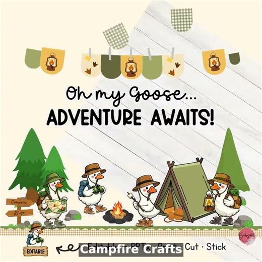 Adventurer Decor for Summer Classrooms & Camping Boards