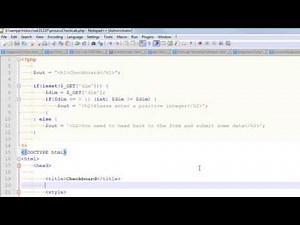 Nested Loop Example - CIS 133P - Checkerboard Lab Solution