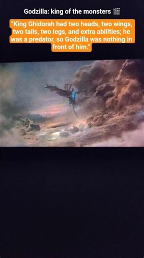 “King Ghidorah was an alien.”