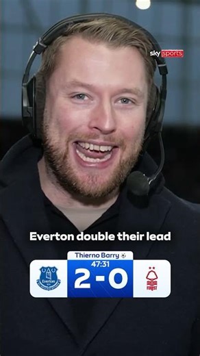 Thierno Barry has his first Everton goal! 🤩🔵