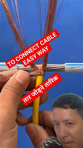 How to connect cable easy way. #foryoupage #technology #technique @Mkdvlogs