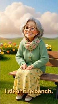 Learn 24 Easy English Sentences with Grandma at the Park