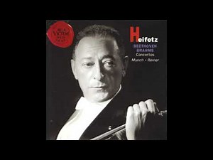 BRAHMS: Violin Concerto in D major op. 77 / Heifetz · Reiner · Chicago Symphony Orchestra