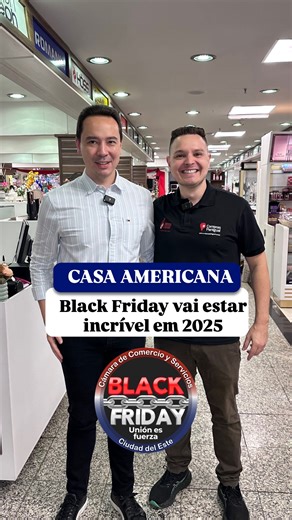 🖤🔥 Atenção, caçadores de ofertas! 😍💥 A Casa Americana já está preparando mais um super Black Friday — e promete ser a maior promoção de todas! 🛍️🎉A partir do dia 20 de novembro. Então já sabe: se organiza, faz a listinha e se prepara pra garantir tudo o que você ama com descontos de enlouquecer! 😱✨ ✅ O Compras Paraguai é um site comparador de preços das melhores lojas do Paraguai. Não vendemos nem enviamos qualquer produto para o Brasil. ✅ Para comprar com segurança recomendamos que você 