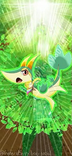 General Snivy's Short Art Timelapse | Kino Learns Leaf Storm