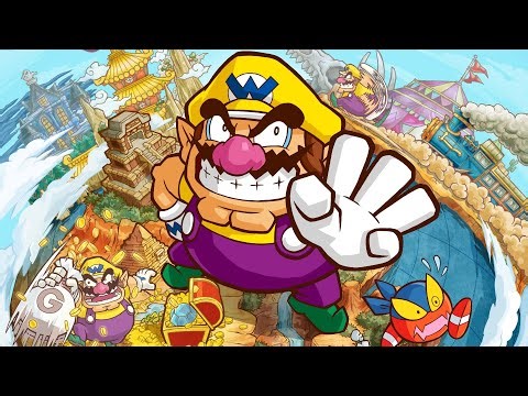 Wario Land Shake It! Title Screen