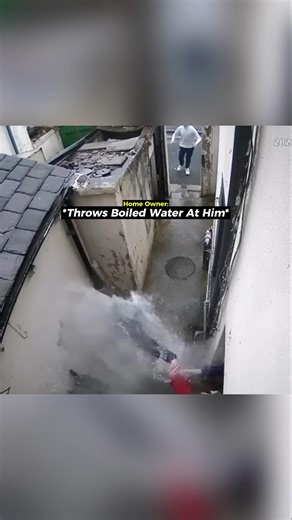 Home Owner Throws Bolied Water At Robbers..
