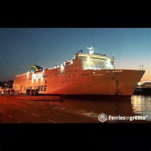 Anek Lines Moments-Elyros⛴️🇬🇷 #greece #travel #greekisland #ship #ferry #viralshort #sailing