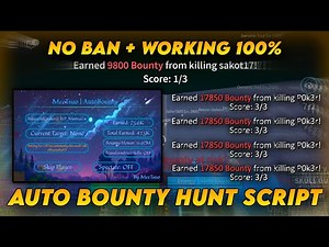 Blox Fruits Script: AUTO BOUNTY HUNT Script "NO BAN" WORKING 100% (Get 30m Bounty Fast!!)