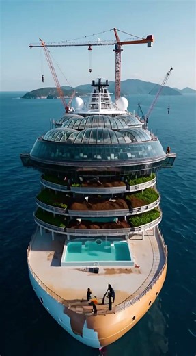 The World’s Largest Futuristic Cruise Ship 🌊🚢