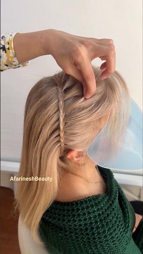 How to Turn a Simple Braid into a Perfect Braid Headband ✨ Easy Trick!