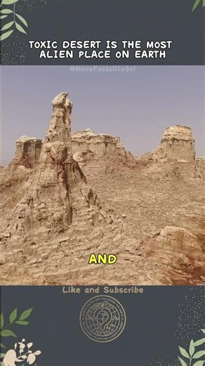 Why This Toxic Desert Is The Most Alien Place On Earth? #shorts #uniquefacts